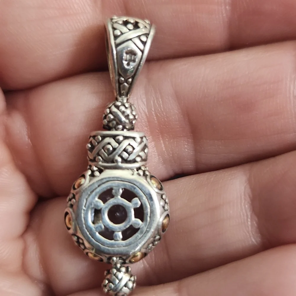 John Hardy From the Batu Sari Collection Sterling Silver & 18K - Picture 2 of 6
